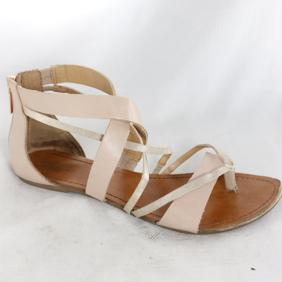 Mossimo Supply Co. Shoes - MOSSIMO SUPPLY Co Salmon Pink Gladiator Sandals